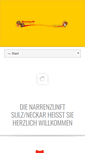 Mobile Screenshot of narrenzunft-sulz.de